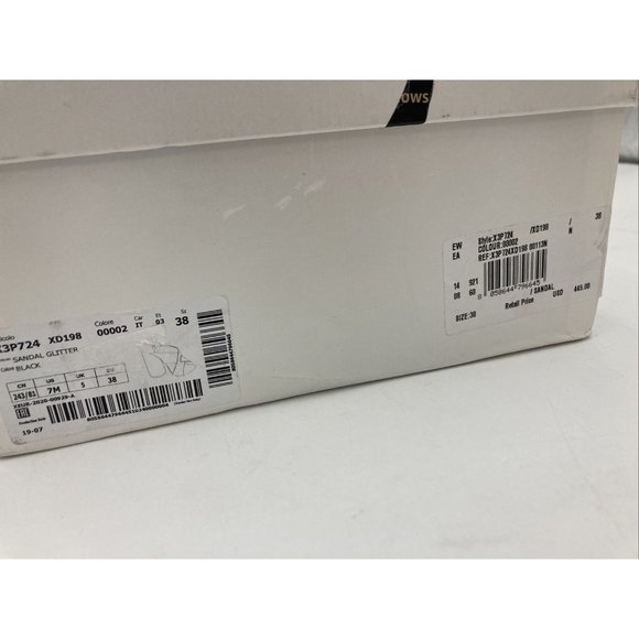 Emporio Armani Women's Ankle-Strap Heeled Sandal  Size 38 Medium EU (8 US) - Picture 4 of 12